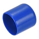 uxcell 20pcs Rubber End Caps 25mm ID Vinyl Round Tube Bolt Cap Cover Screw Thread Protectors Blue
