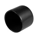 uxcell 20pcs Rubber End Caps 26mm ID Vinyl Round Tube Bolt Cap Cover Thread Protectors Black