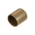 uxcell 20pcs Rubber End Caps 27mm(1 1/16") ID Vinyl PVC Round Tube Bolt Cap Cover Screw Thread Protectors Light Brown