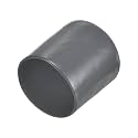 uxcell 20pcs Rubber End Caps 29mm ID Vinyl Round Tube Bolt Cap Cover Thread Protectors Dark Grey