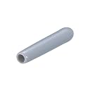 uxcell 20pcs Rubber End Caps 2mm ID Vinyl PVC Round Tube Bolt Cap Cover Screw Thread Protectors Grey