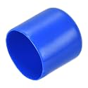 uxcell 20pcs Rubber End Caps 26mm ID Vinyl Round Tube Bolt Cap Cover Screw Thread Protectors Blue