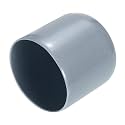 uxcell 20pcs Rubber End Caps 32mm ID Vinyl PVC Round Tube Bolt Cap Cover Screw Thread Protectors Grey