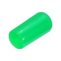 uxcell 20pcs Rubber End Caps 7mm ID Vinyl PVC Round Tube Bolt Cap Cover Screw Thread Protectors Green