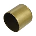 uxcell 20pcs Rubber End Caps 1 5/8"(41mm) ID Vinyl Round Tube Bolt Cap Cover Thread Protectors Gold