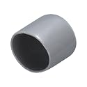 uxcell 20pcs Rubber End Caps 30mm ID Vinyl PVC Round Tube Bolt Cap Cover Screw Thread Protectors Grey