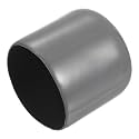 uxcell 20pcs Rubber End Caps 32mm ID Vinyl Cap Cover Screw Protectors Dark Grey