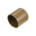 uxcell 20pcs Rubber End Caps 32mm(1 1/4") ID Vinyl PVC Round Tube Bolt Cap Cover Screw Thread Protectors Light Brown