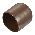 uxcell 20pcs Rubber End Caps 34mm ID Vinyl PVC Round Tube Bolt Cap Cover Screw Thread Protectors Brown