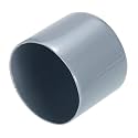 uxcell 20pcs Rubber End Caps 35mm ID Vinyl PVC Round Tube Bolt Cap Cover Screw Thread Protectors Grey