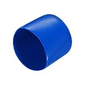 uxcell 20pcs Rubber End Caps 38mm ID Vinyl PVC Round Tube Bolt Cap Cover Screw Thread Protectors Blue