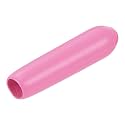 uxcell 20pcs Rubber End Caps 3mm(1/8 inch) ID Vinyl PVC Round Tube Bolt Cap Cover Screw Thread Protectors Pink