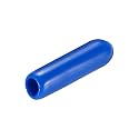 uxcell 20pcs Rubber End Caps 3mm(1/8") ID Vinyl PVC Round Tube Bolt Cap Cover Screw Thread Protectors Blue