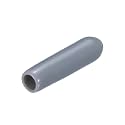 uxcell 20pcs Rubber End Caps 3mm(1/8") ID Vinyl PVC Round Tube Bolt Cap Cover Screw Thread Protectors Grey