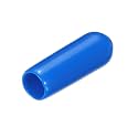 uxcell 20pcs Rubber End Caps 4.5mm ID Vinyl PVC Round Tube Bolt Cap Cover Screw Thread Protectors Blue