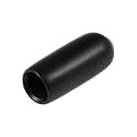 uxcell 20pcs Rubber End Caps 4.5mm ID Vinyl Round Tube Bolt Cap Cover Thread Protectors Black