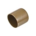 uxcell 20pcs Rubber End Caps 41mm(1 5/8") ID Vinyl PVC Round Tube Bolt Cap Cover Screw Thread Protectors Light Brown