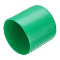 uxcell 20pcs Rubber End Caps 44mm(1 3/4") ID Vinyl PVC Round Tube Bolt Cap Cover Screw Thread Protectors Dark Green