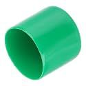 uxcell 20pcs Rubber End Caps 48mm(1 7/8") ID Vinyl PVC Round Tube Bolt Cap Cover Screw Thread Protectors Dark Green