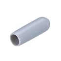 uxcell 20pcs Rubber End Caps 4mm ID Vinyl PVC Round Tube Bolt Cap Cover Screw Thread Protectors Grey