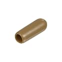 uxcell 20pcs Rubber End Caps 4mm(3/16") ID Vinyl PVC Round Tube Bolt Cap Cover Screw Thread Protectors Light Brown