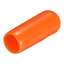 uxcell 20pcs Rubber End Caps 5mm(3/16") ID Vinyl PVC Round Tube Bolt Cap Cover Screw Thread Protectors,Orange