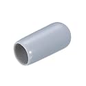 uxcell 20pcs Rubber End Caps 6mm(1/4") ID Vinyl PVC Round Tube Bolt Cap Cover Screw Thread Protectors Grey