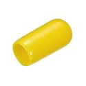 uxcell 20pcs Rubber End Caps 6mm(1/4") ID Vinyl PVC Round Tube Bolt Cap Cover Screw Thread Protectors Yellow