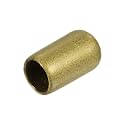 uxcell 20pcs Rubber End Caps 7.5mm ID Vinyl Round Tube Bolt Cap Cover Thread Protectors Gold
