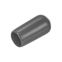 uxcell 20pcs Rubber End Caps 7mm(1/4") ID Vinyl PVC Round Tube Bolt Cap Cover Screw Thread Protectors Dark Grey