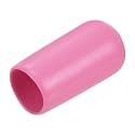 uxcell 20pcs Rubber End Caps 7mm ID Vinyl PVC Round Tube Bolt Cap Cover Screw Thread Protectors Pink
