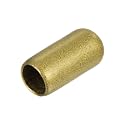 uxcell 20pcs Rubber End Caps 7mm ID Vinyl Round Tube Bolt Cap Cover Thread Protectors Gold