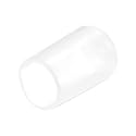 uxcell 20pcs Rubber End Caps 9mm ID Vinyl PVC Round Tube Bolt Cap Cover Screw Thread Protectors Clear