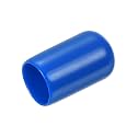 uxcell 20pcs Rubber End Caps 9mm ID Vinyl PVC Round Tube Bolt Cap Cover Screw Thread Protectors Blue