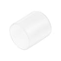 uxcell 20pcs Rubber End Caps Protective Caps 28mm(1.1 Inch) ID Vinyl PVC Round Tube Bolt Cap Cover Screw Thread Protectors, Clear