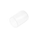 uxcell 20pcs Rubber End Caps Protective Caps 14mm ID Vinyl PVC Round Tube Bolt Cap Cover Screw Thread Protectors, Clear