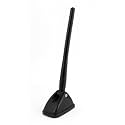 uxcell 21cm Long Black Plastic Exterior FM Dummy Antenna Decoration for Car