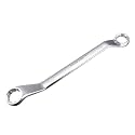uxcell 22mm x 24mm Metric 12 Point Offset Double Box End Wrench Chrome Plated, Cr-V Steel