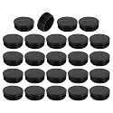uxcell Round Plastic Plug,45mm(1.77") OD Furniture Leg Pipe Insert 24Pcs