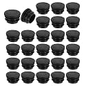 uxcell Round Plastic Plug,28mm(1.1") OD Furniture Leg Pipe Insert 28Pcs