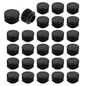 uxcell Round Plastic Plug,20mm(0.79") OD Furniture Leg Pipe Insert 28Pcs