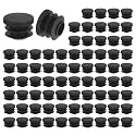 uxcell Round Plastic Plug,19mm(0.75") OD Furniture Leg Pipe Insert 76Pcs