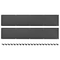 uxcell 2pcs Door Kick Plate, 6 x 30 Inches Aluminum Kick Plate Door Plate, 2 mm Thickness, for Exterior Front Door or Back Door, Black