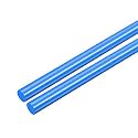 uxcell 2pcs Plastic Round Rod 3/16 Inch Dia 20 Inch Length Blue (POM) Polyoxymethylene Rods Engineering Plastic Round Bars(5mm)