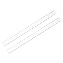 uxcell 2pcs Rigid Round Clear Tubing 14mm(5/9") ID x 17mm(11/16") OD x 1Ft(305mm) Length Plastic Tube