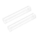 uxcell 2pcs Rigid Round Clear Tubing 41.6mmx43mmx250mm Transparent Tube