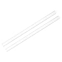 uxcell Rigid Round Clear Tubing 9mm ID x 12mm OD x 1Ft Length 2PCS