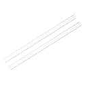 uxcell Rigid Round Clear Tubing 10mm ID x 13mm OD x 1Ft Length 2PCS