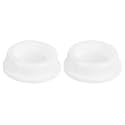 uxcell 2Pcs White Plug Holes, Waterproof Rubber Button Plug for 45mm / 1.77" Hole