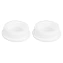 uxcell 2Pcs White Plug Holes, Waterproof Rubber Button Plug for 46mm / 1.81" Hole